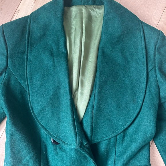Emerald wool jacket - Picture 2 of 4